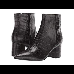 Marc Fisher Daith Boots, Size 9.5, Dark Gray